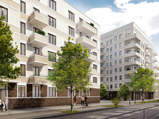 MODERN & GEMÜTLICH ZUGLEICH // Barrierefreie 2-Raum-Wohnung mit 2 Balkonen // NEUBAU PRAGER RIEBECK