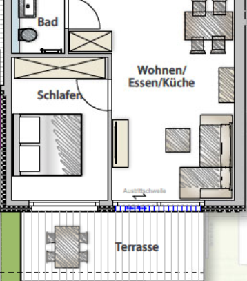 Erdgeschosswohnung++Gartenanteil++Effizienzhaus 55 EE