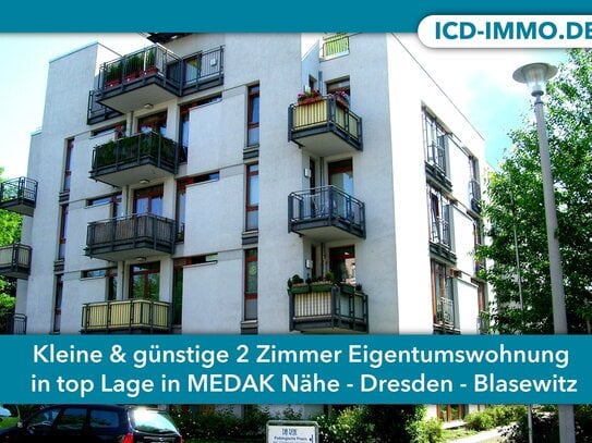 Freundliche & günstige 2 Zimmer ETW in Dresden Blasewitz in unmittelbarer Medak nähe!