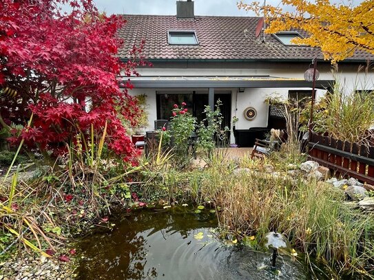 4-Zimmer-Erdgeschoss-Wohnung mit traumhaft schönem Garten in Offenau!