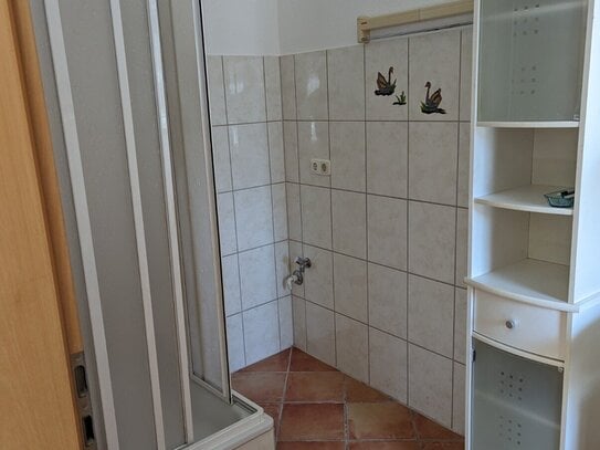 2,5 Zimmer Wohnung, Wohnküche, Fensterbad mit Dusche