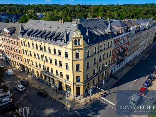 WOW! denkmalgeschütztes Mehrfamilienhaus Chemnitz über 1.400m² vermietbare Fläche in Schlosschemnitz