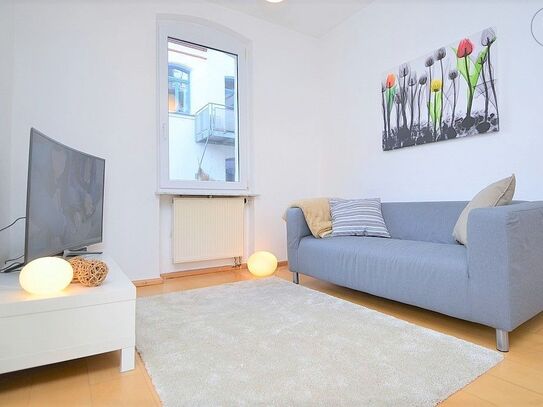 Schön möblierte 2-Zimmer-Wohnung mit Balkon und WLAN in Nürnberg/Maxfeld