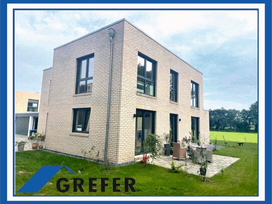 Wedemark, modernes Wohnen, klimafreundlich im Grünen, Einfamilienhaus in Feldrandlage GREFER Immobilien