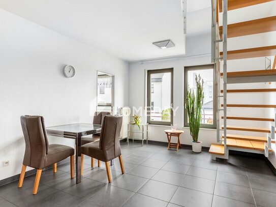 Charmante Maisonette-Wohnung mit Balkon, EBK und Dachterrasse in begehrter Lage