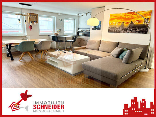 IMMOBILIEN SCHNEIDER - Ludwigsvorstadt-Isarvorstadt - hochwertig & komplett möbl. 2 Zi-Whg,Balkon