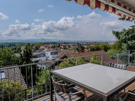 Möblierte 2-Zimmer-Wohnung mit wunderschöner Aussicht in Weil am Rhein