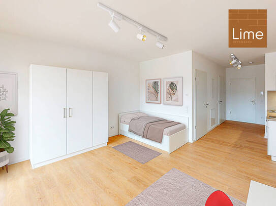 Jetzt Umzugsbonus sichern! Möbliertes 1-Zimmer-Apartment mit Einbauküche und Terrasse