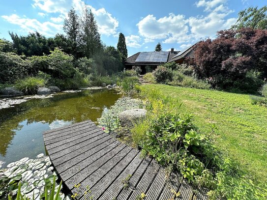 Großer Bungalow mit Nebengebäude und traumhaftem Garten Provisionsfrei für den Käufer