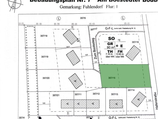 Baugrundstück am Bodstedter Bodden (mit Ferienhaus bebaubar)