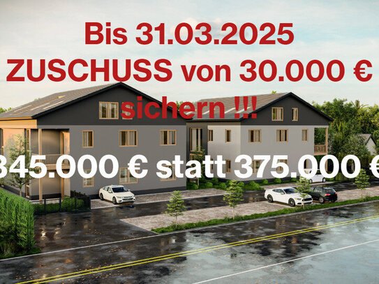 Top-DEAL: NEUBAU Traumwohnungen - JETZT mit 30.000 € Zuschuss vom Bauträger beim Kauf bis 31.03.25!