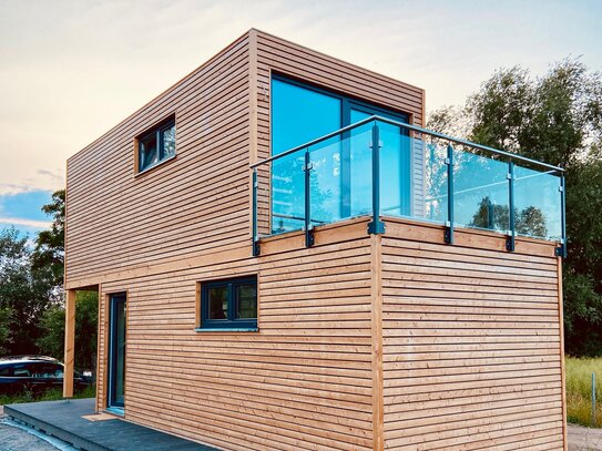 Exklusives Tinyhouse auf eigenem Grundstück mit herrlichem Boddenblick