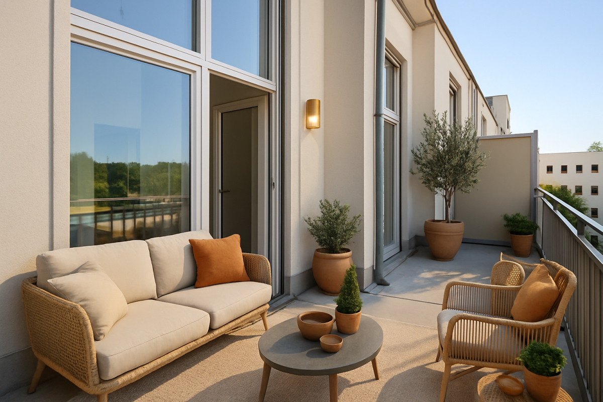 Provisionsfrei - Gemütliche 2 Zimmerwohnung mit großem Balkon