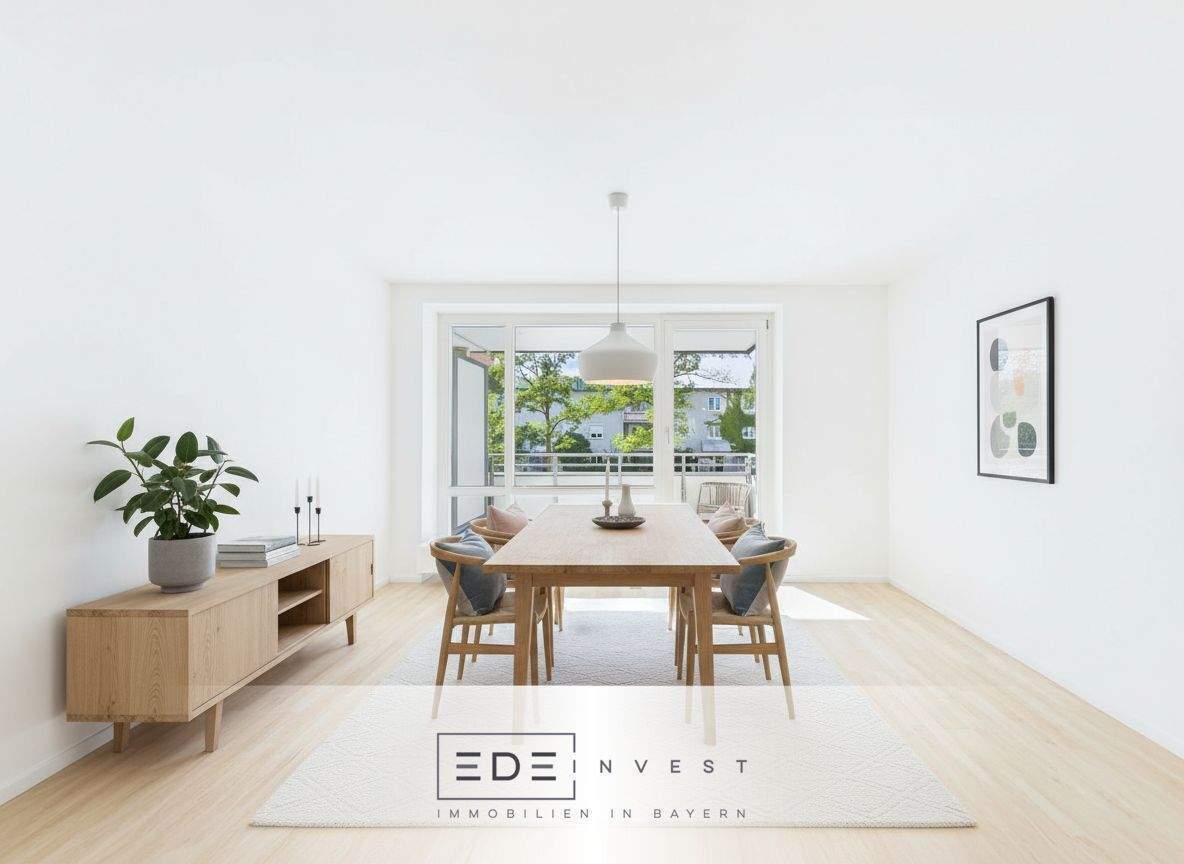 Helle 3-Zimmer-Wohnung mit sonnigem Balkon in ruhiger Lage