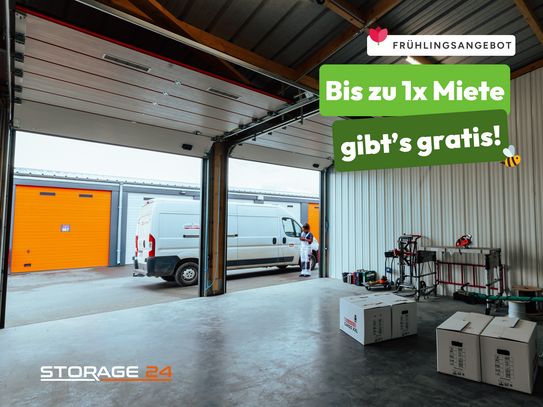 FRÜHLINGSANGEBOT! 56 m² Lager- & Hallenflächen mit Strom zur Miete