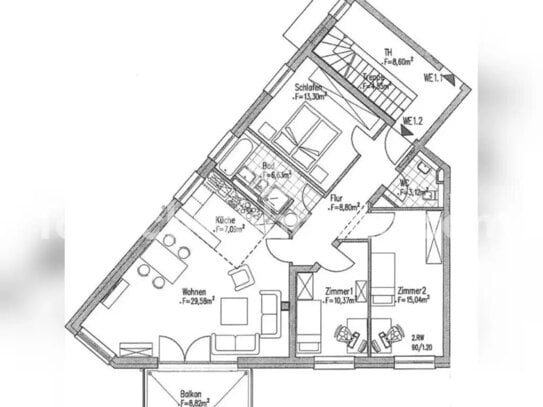 [TAUSCHWOHNUNG] 4-Raum | 98qm | Fußbodenheizung | 1.260€ warm