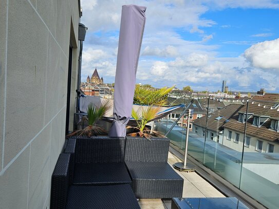 Das Penthouse mitten drin!