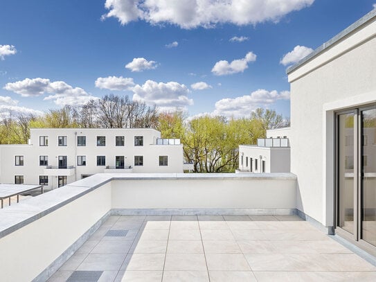 Dämeritzer Ufer - Dachgeschosswohnung mit Parkett, EBK und 30 qm Terrasse