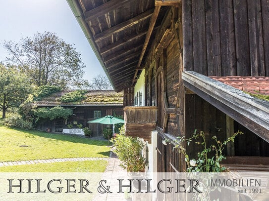 Rarität: Bauernhaus mit Stadel Bj. 1876, top hergerichtet, herrliche Alleinlage, Nh.Altöttting, ca. 8 km von A94