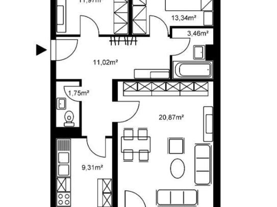 Schöne 3 Zimmer Wohnung sucht Nachmieter