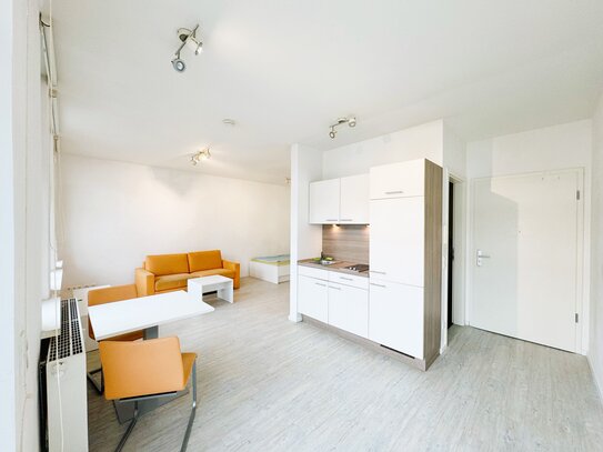 1 Zi Apartment mit Balkon - modern möbliert an der Stadtgrenze