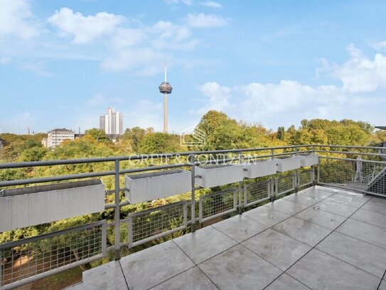 Charmante Maisonette - Wohnung mit unverbaubarem Blick in den Kölner Stadtgarten