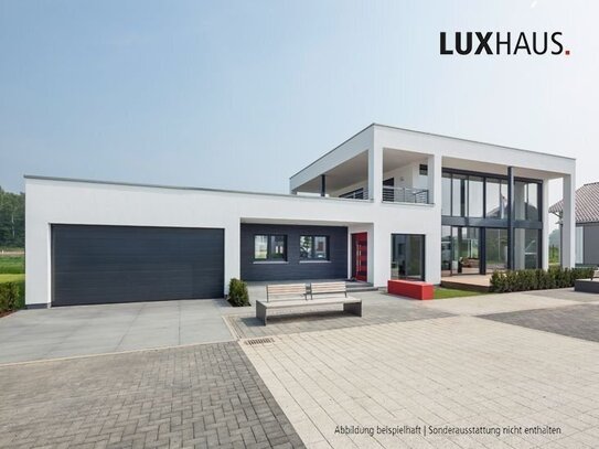 LUXHAUS Haus Glück mit ELW individuell planbar 201m² Schlüsselfertig 100% Wohlfühlklima – 100% Design