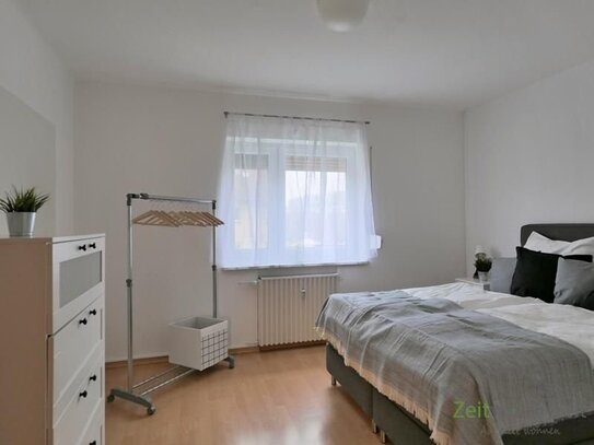 (EF1241_M) Kassel-Landkreis: Niestetal, neu möblierte 3-Zimmer-Wohnung mit Balkon und PKW-Stellplatz, nahe SMA