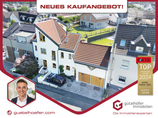 Wohnen im Herzen von Bornheim! Junges Split-Level Eigenheim mit Einliegerwohnung, Sauna und Garten