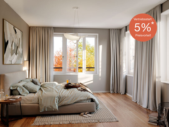 Vertriebsstart: 5% Preisvorteil*! Stilvolle 2-Zimmer-Wohnung mit Balkon in Berlin-Karlshorst!