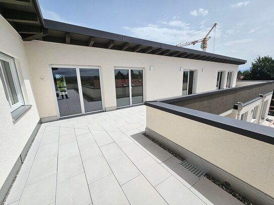 Neubau! 4- Zi.-Wohnung im DG mit Dachterrasse mit Panoramablick