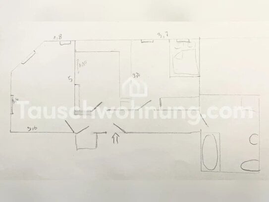 [TAUSCHWOHNUNG] 2 Zimmer zwischen St. Pauli und Sternschanze