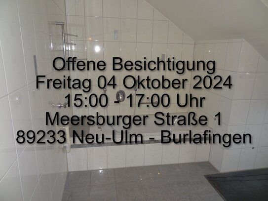 sofort frei, helle 2,5 Zi- Dachgeschosswohnung 76 qm Wfl. Balkon Garage Neu-Ulm-Burlafingen