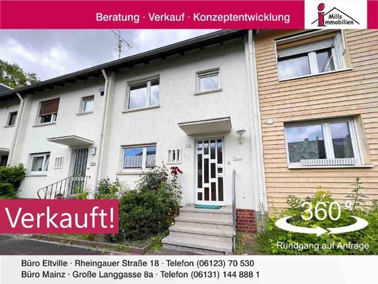 Verkauft - Hartenberg-Münchfeld: Schönes Einfamilienhaus mit Terrasse, Balkon und großem Garten