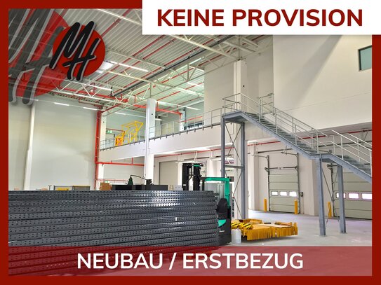 KEINE PROVISION - NEUBAU/ERSTBEZUG - Lager-/Logistikflächen (8.000 m² ) & Büro (500 m²)