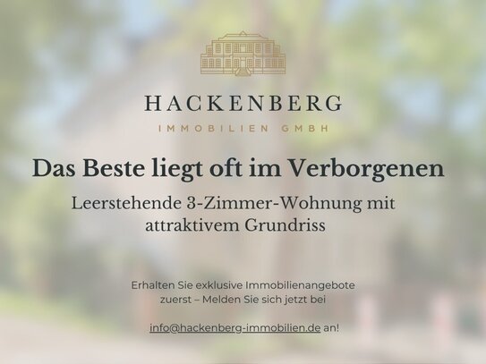 3-Raum-Wohnung am Leipziger Auwald! Über 4% Rendite.