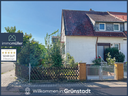 NEUER PREIS! Doppelhaushälfte mit Garten & Garage in schöner Lage von Grünstadt!