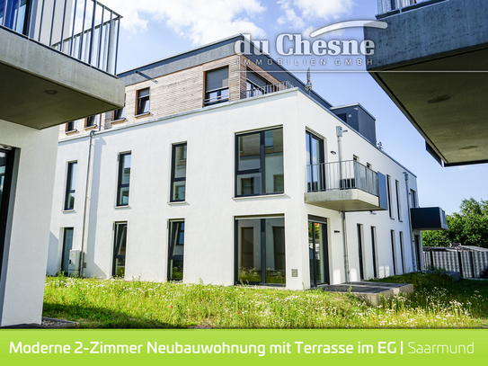 Großzügige Neubauwohnung im EG mit Terrasse in Saarmund