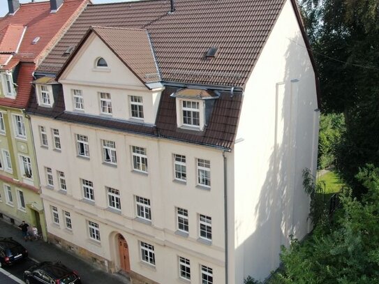 sanierte 3 Raumwohnung mit Balkon und Ausblick ins Grüne