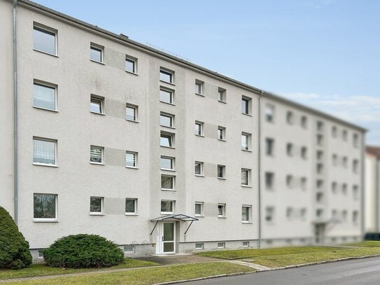 Unrenovierte 3-Zimmer-Wohnung mit Balkon in Riesa