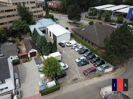 Ebenerdige KFZ-/Lagerfläche mit ca. 300 m² und ca. 912 m² Freifläche