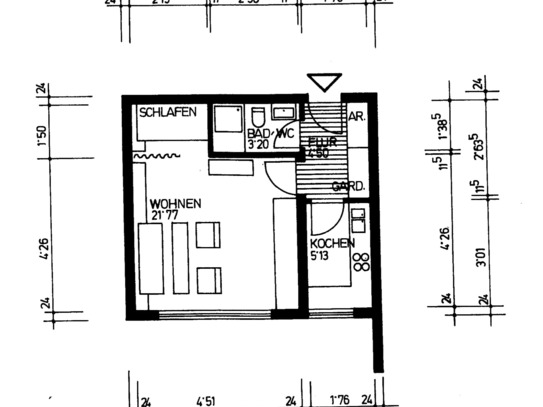 kleine, neu renovierte Wohnung in HN-Biberach