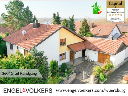 Split-Level-Haus mit traumhaften, uneinsehbarem Garten