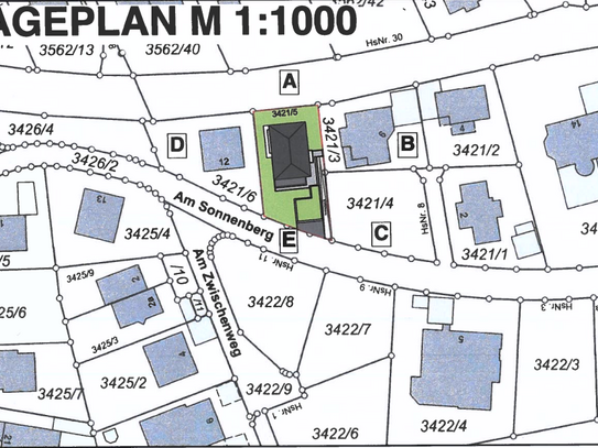 477m² Baugrundstück inkl. Baugenehmigung eines Einfamilienwohnhauses mit ca. 210 m² Wohnfläche & Carport