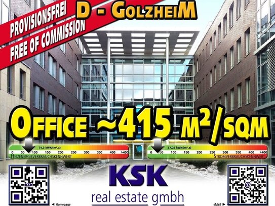 Office verkehrsgünstig, Nähe City und Messe ~415 m²/sqm Conveniently close city and fair