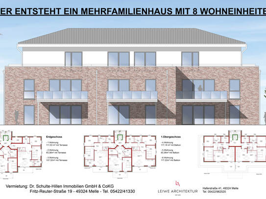 Exklusive Neubauwohnungen in Melle-Mitte