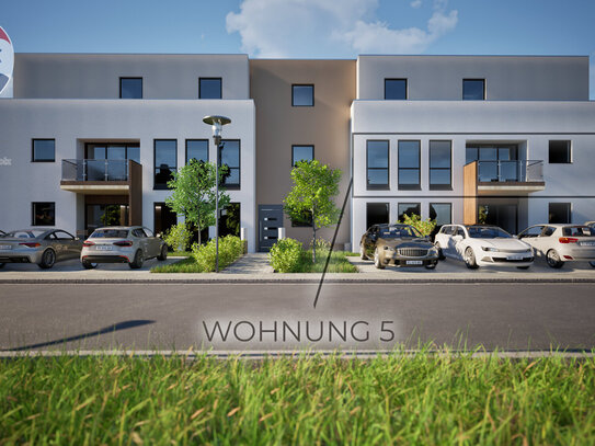 Neubauprojekt von 20 Eigentumswohnungen: "Nachhaltiges Wohnen" in Saarburg - Wohnung 5 im OG / HS. 1