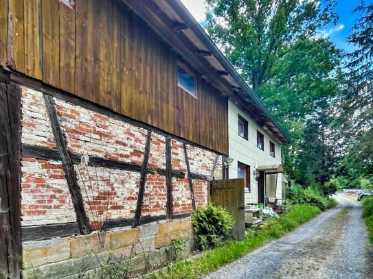 Traumhaftes Grundstück in ländlicher Lage Individuell nutzbares Haus mit viel Potenzial