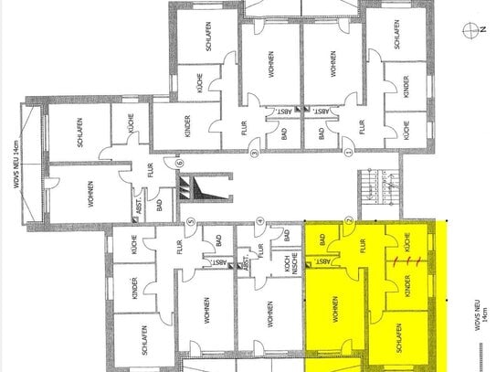 Schöne, ruhige 2 (2,5) -Zimmerwohnung, sofort frei