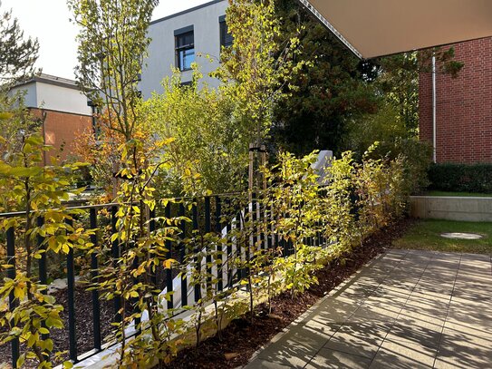 Neubau-Highlight: Moderne 3-Zimmer Wohnung mit Terrasse und eigenem Gartenanteil im Erstbezug